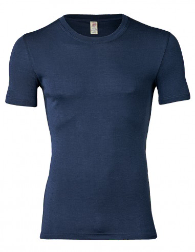 Spin heel veel resultaat Heren T-Shirt Zijde Wol Engel Natur Maat Engel Heren 46/48 - Medium Kleur  Navy blauw